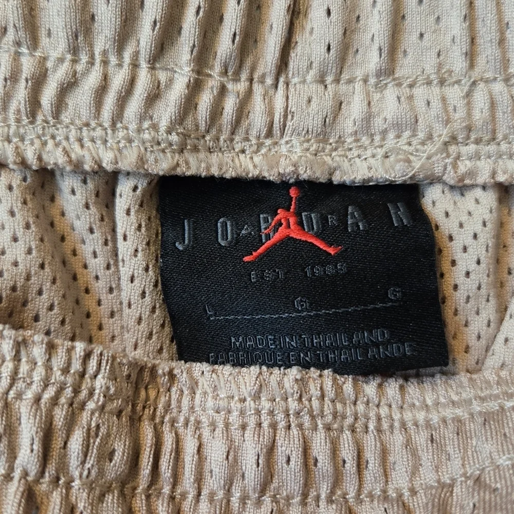 Air Jordan Beige Athletic Shorts
